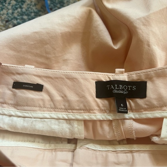 Talbots signature womens size 6 pants salmon color - Picture 3 of 8